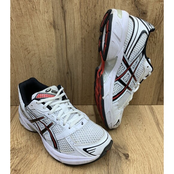 ASICS GEL 1130 Sneaker Shoes Casual Crimson Red School Track Size 4.5 - Picture 1 of 16